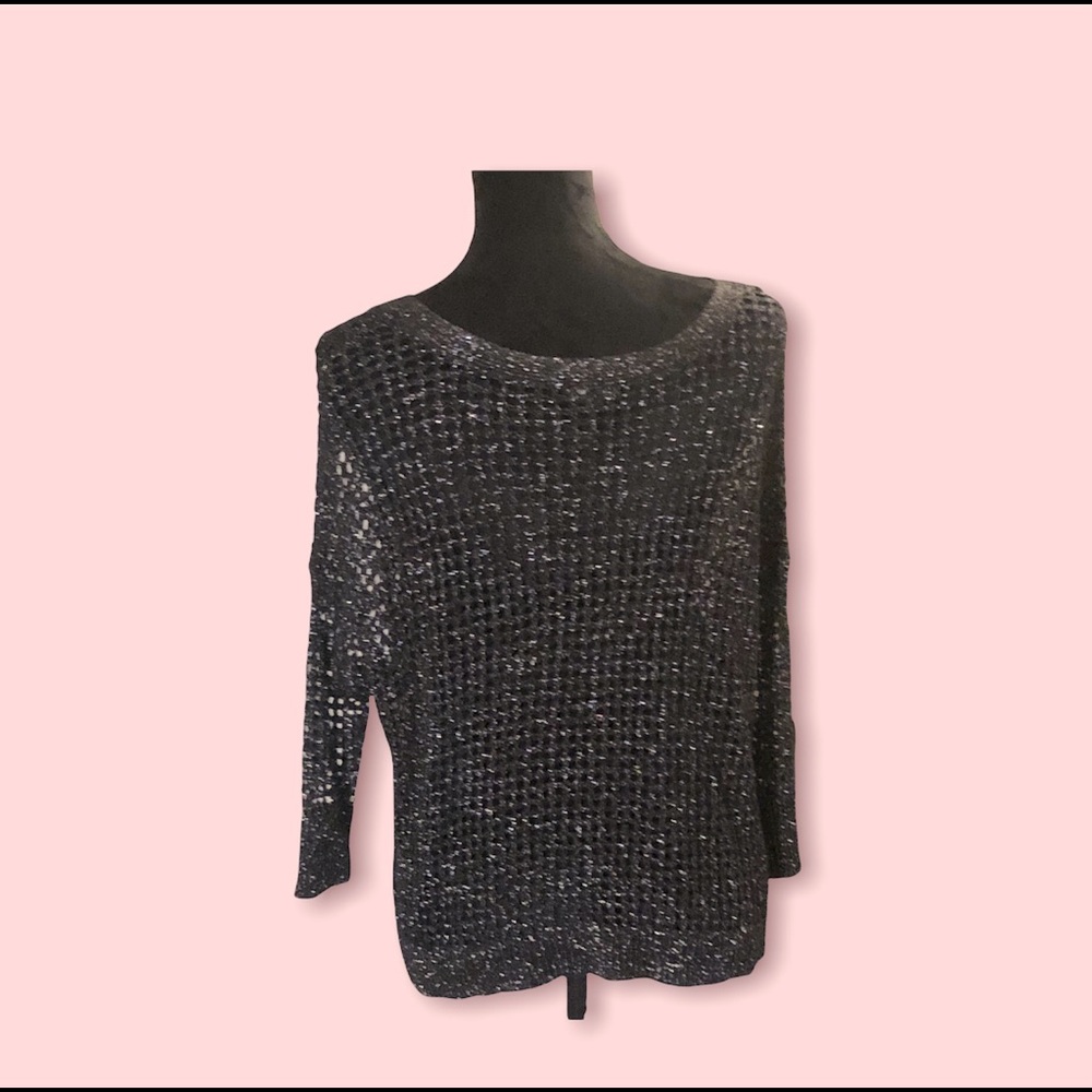 Metallic Pullover Mesh